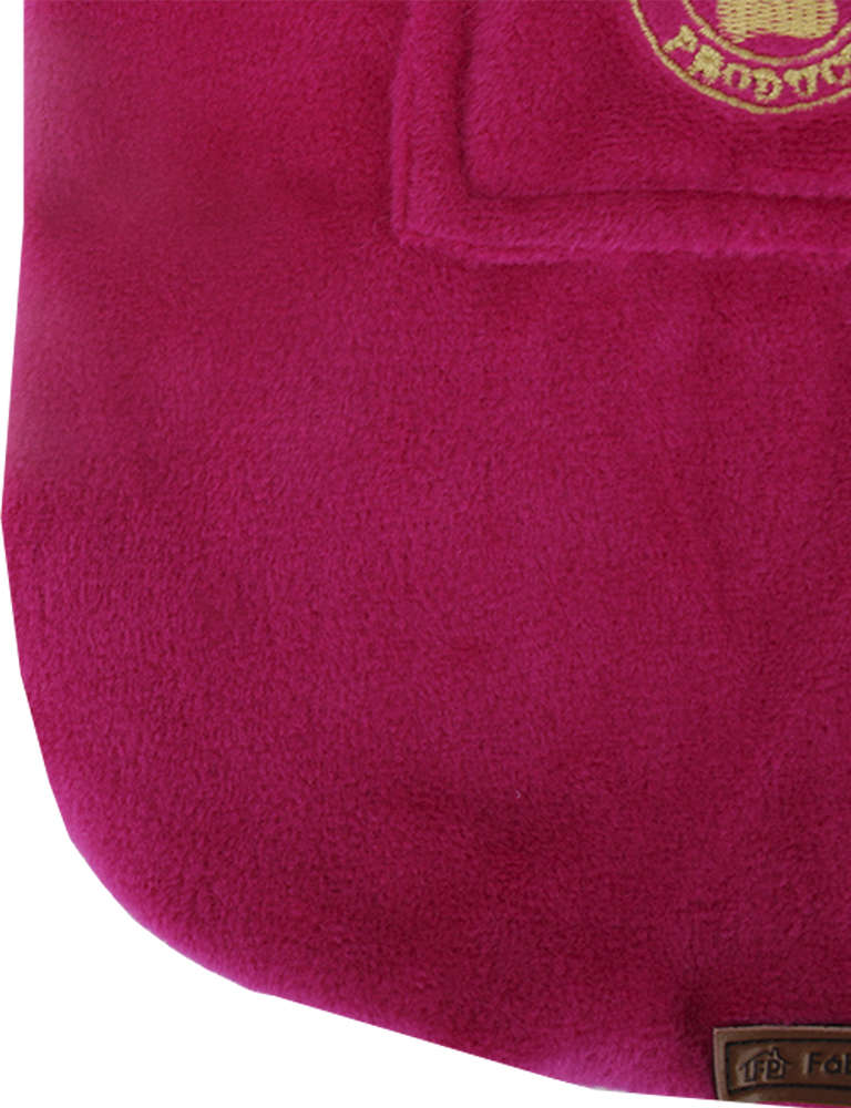 Blusa com Capuz Fábrica Pet Plush Rosa - Tam. 05