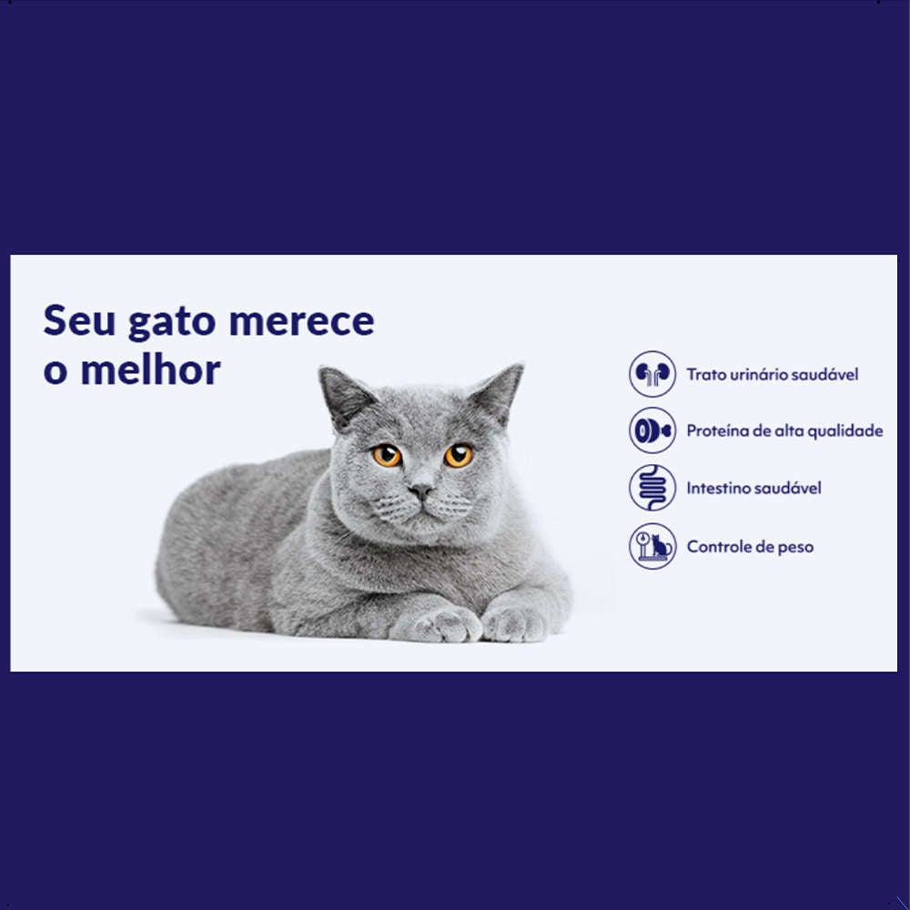 Ração Nutrilus Pro+ Carne para Gatos Adultos Castrados - 10,1Kg