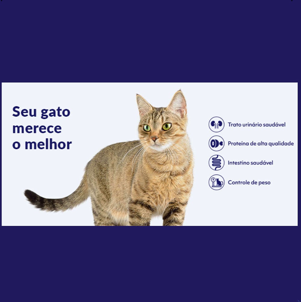 Ração Nutrilus Pro+ Frango para Gatos Adultos Castrados - 10,1Kg