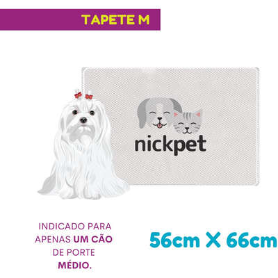 Tapete Higiênico Lavável Nickpet Tapet Mini Pets para Cães