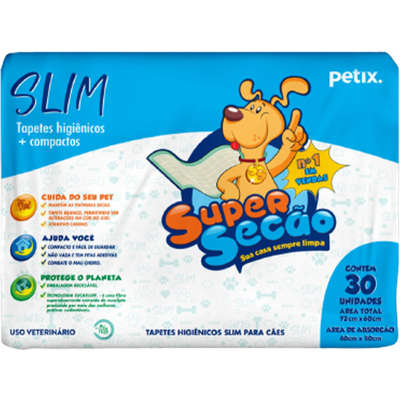Tapete Higiênico Super Secão Slim para Cães