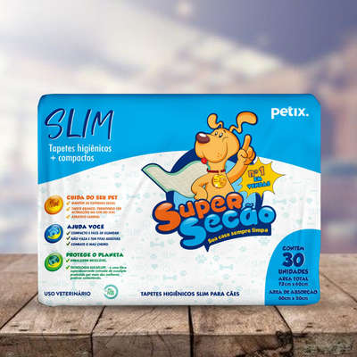 Tapete Higiênico Super Secão Slim para Cães