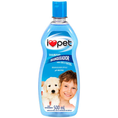 Shampoo I Love Pet Branqueador para Cães e Gatos