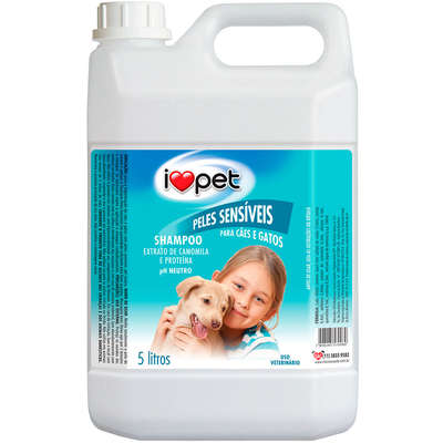 Shampoo I Love Pet Peles Sensíveis para Cães e Gatos