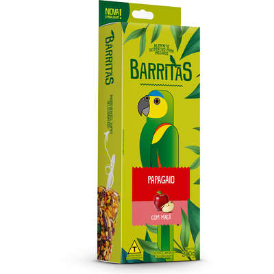 Barritas Zootekna com Maçã para Papagaio