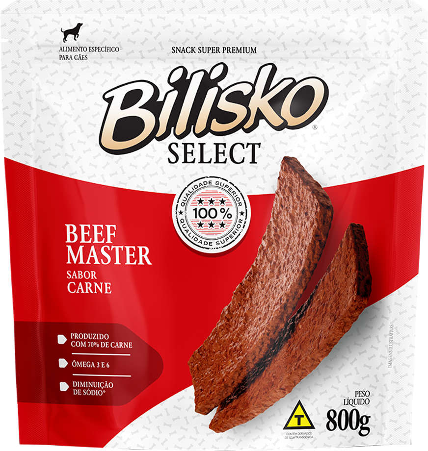 Snack Bilisko para Cães Sabor Carne - 800g