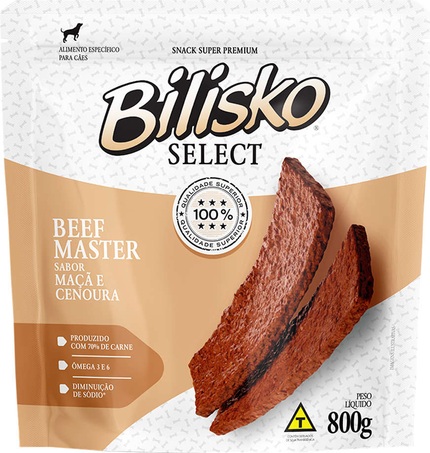 Bifinho Bilisko para Cães Sabor Cenoura e Maçã - 800g