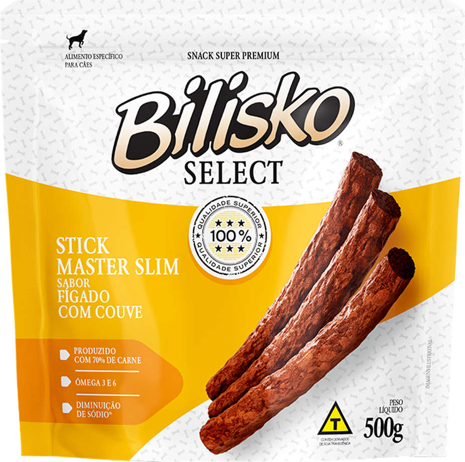 Bilisko Palitos Finos Cão Fígado - 500 g