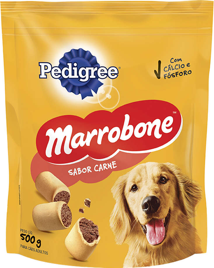 Biscoito Pedigree Marrobone para Cães Adultos Sabor Carne - 500g