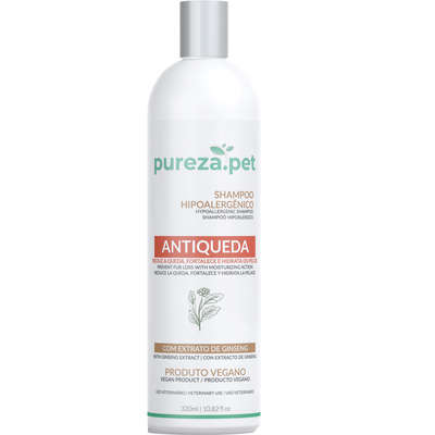 Shampoo Hipoalergênico Pureza Pet Antiqueda para Cães e Gatos