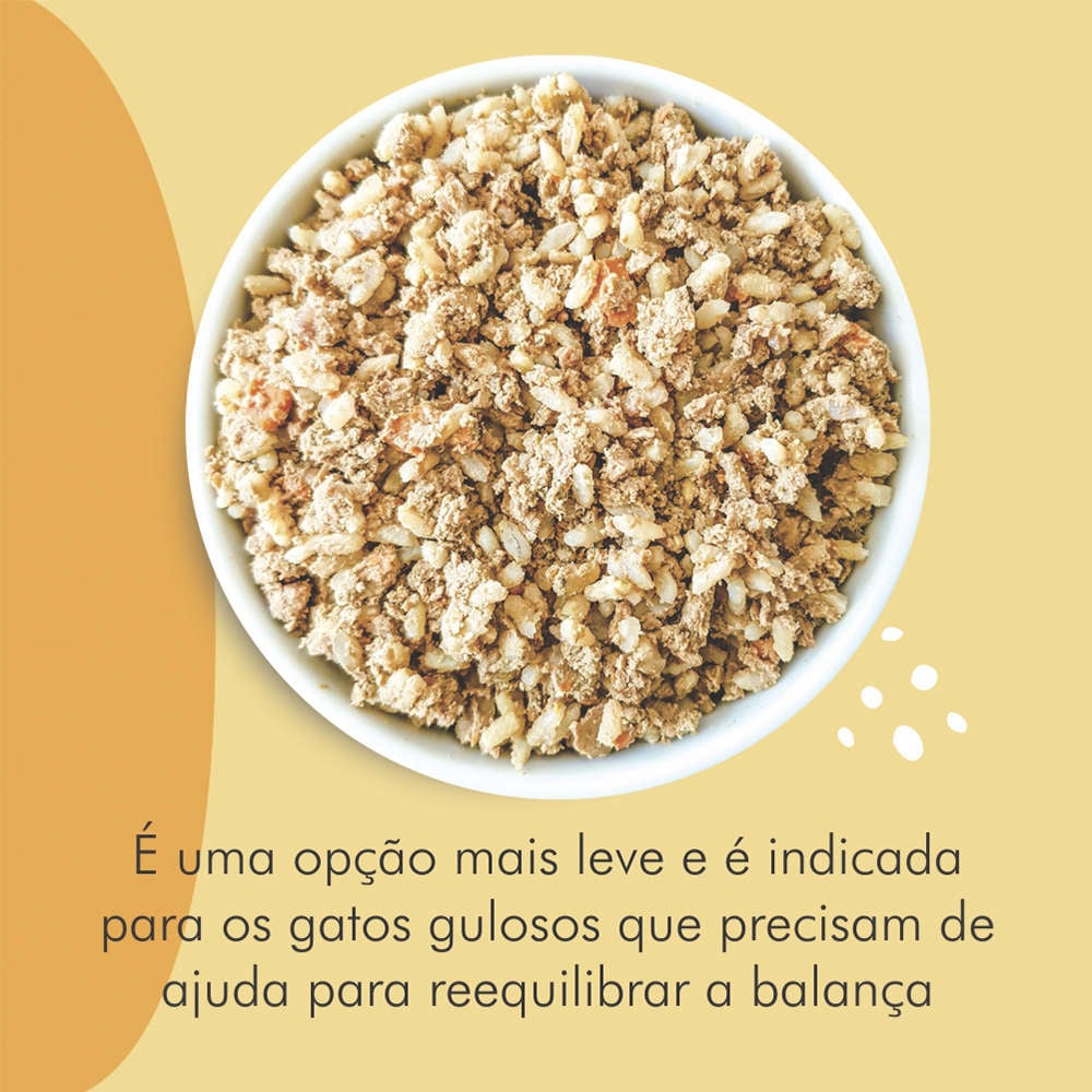 Comidinha Orgânica All Love Frango, Ovo, Brocólis, Aveia & Cúrcuma para Gatos - 900 g