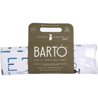 Tapete Higiênico Lavável Meu Bartô Diário Canino B.Art para Cães até 35 Kg