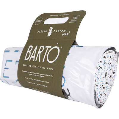 Tapete Higiênico Lavável Meu Bartô Diário Canino B.Art para Cães até 35 Kg