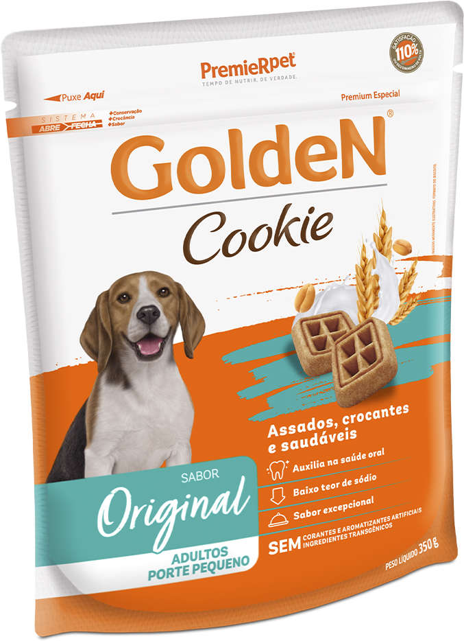 Biscoito GoldeN para Cães Adultos Porte Pequeno Sabor Original - 350g