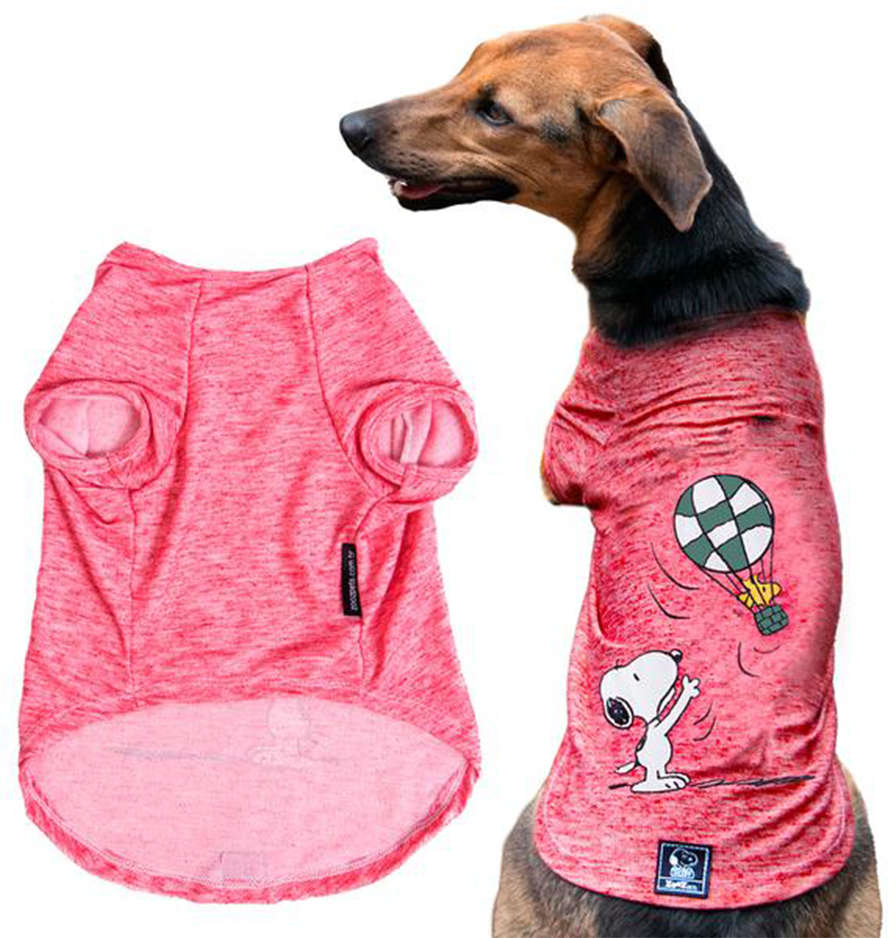 Camiseta Inverno Snoopy Wood Balloon - Tam. G