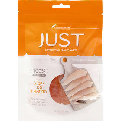 Petisco GermanHart Just Steak de Frango para Cães