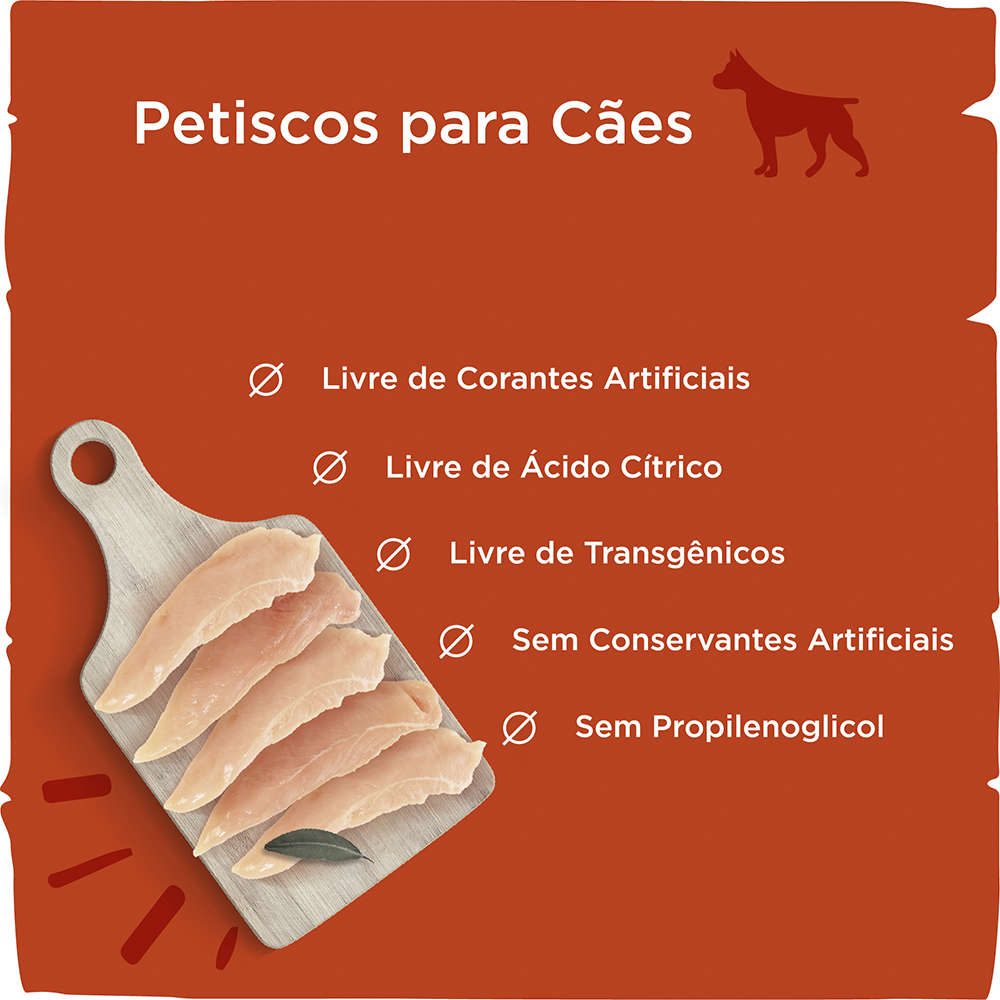 Petisco Just para Cães Sabor Steak de Frango - 55g