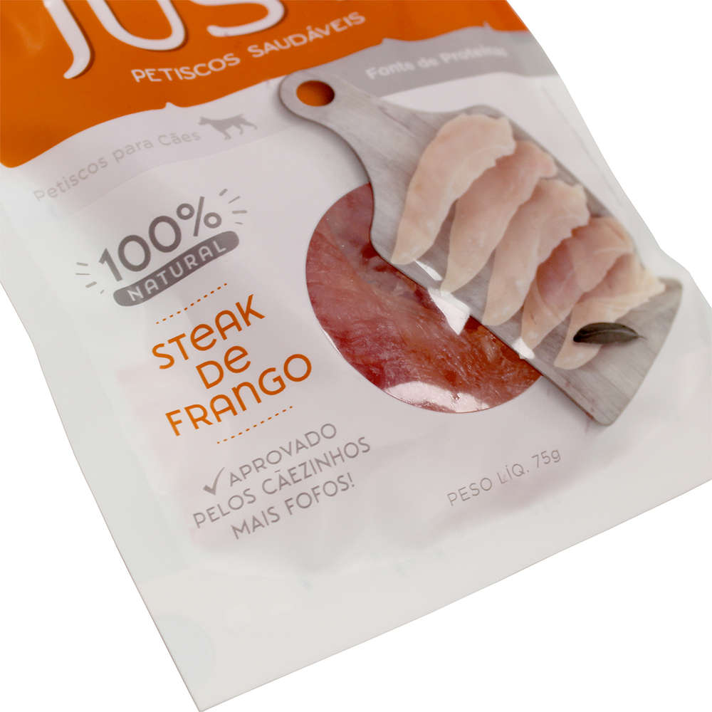 Petisco Just para Cães Sabor Steak de Frango - 75g