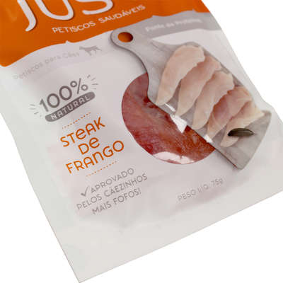 Petisco GermanHart Just Steak de Frango para Cães