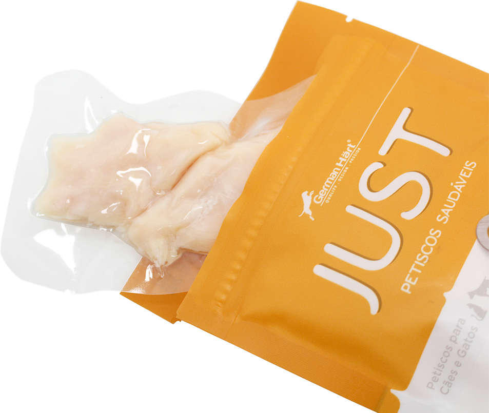 Petisco Just para Cães Sabor Frango Cozido - 55g