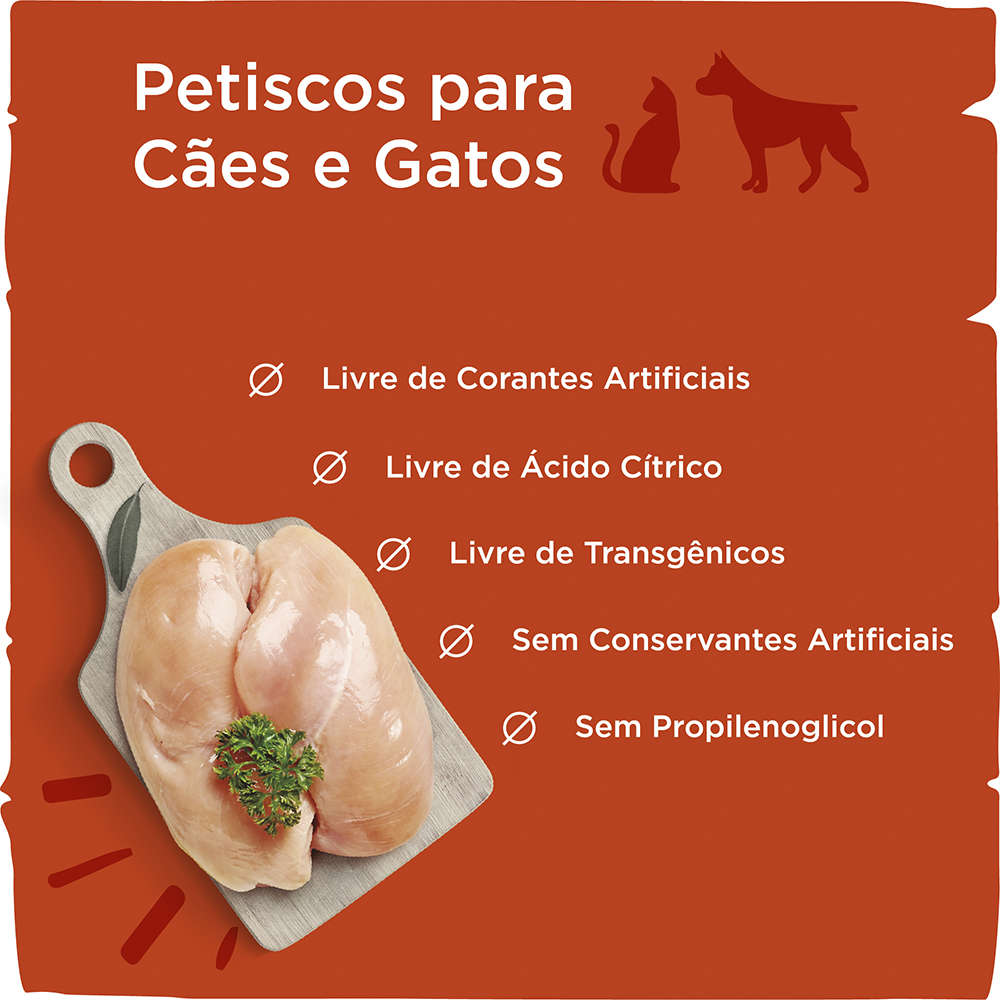 Petisco Just para Cães Sabor Frango Cozido - 55g