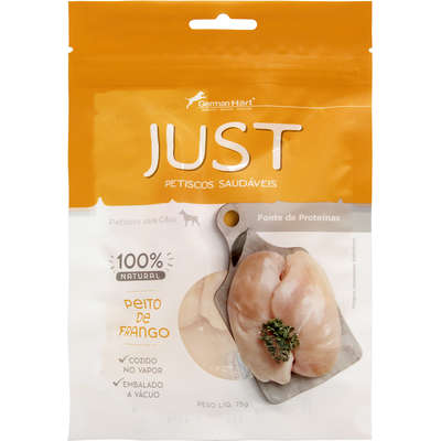 Petisco Just Frango Cozido para Cães
