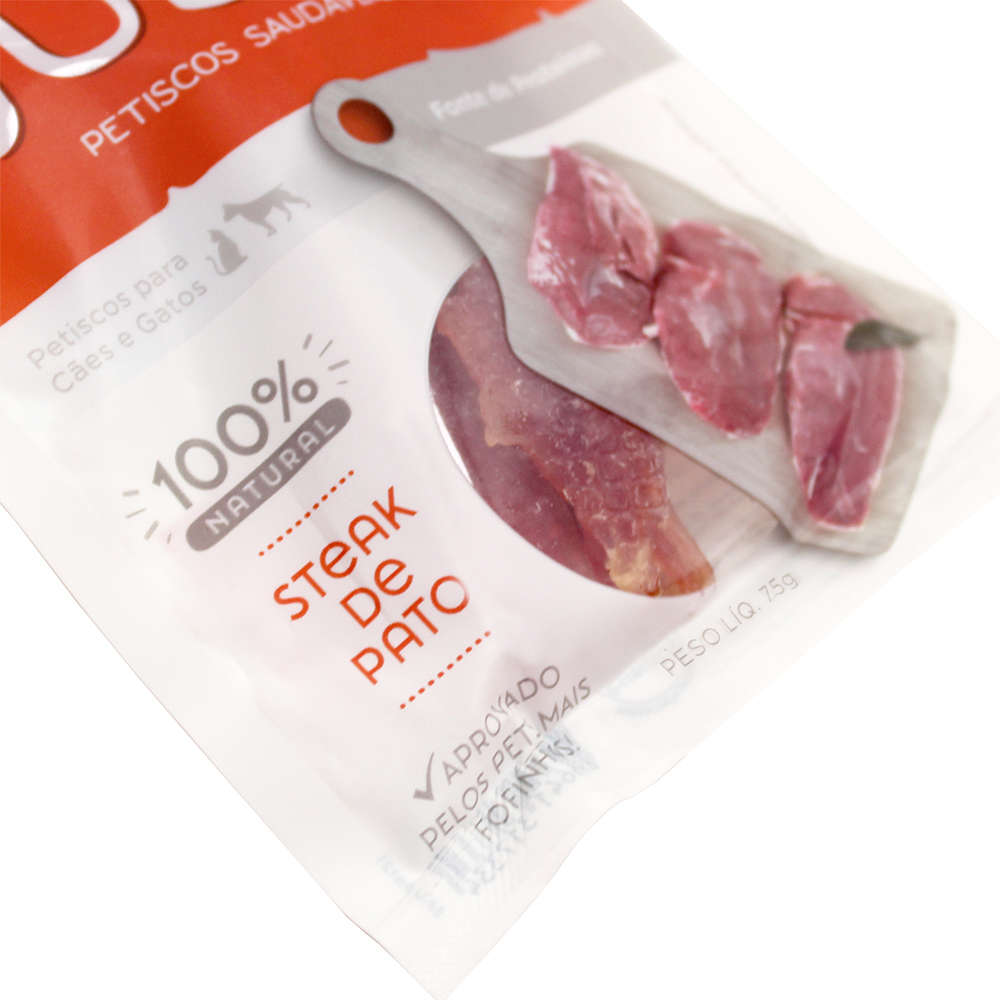 Petisco Just para Cães Sabor Steak de Pato - 75g