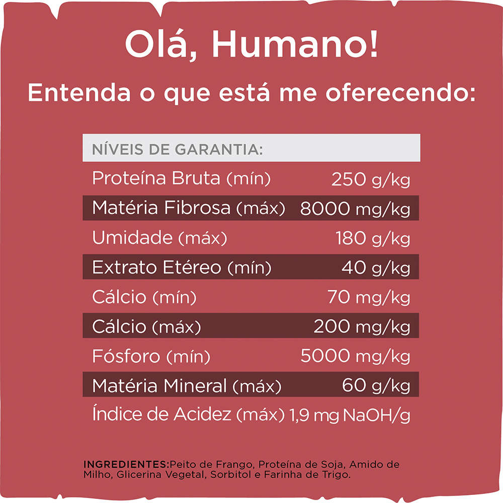 Petisco Just para Gatos Sabor Frango - 55g