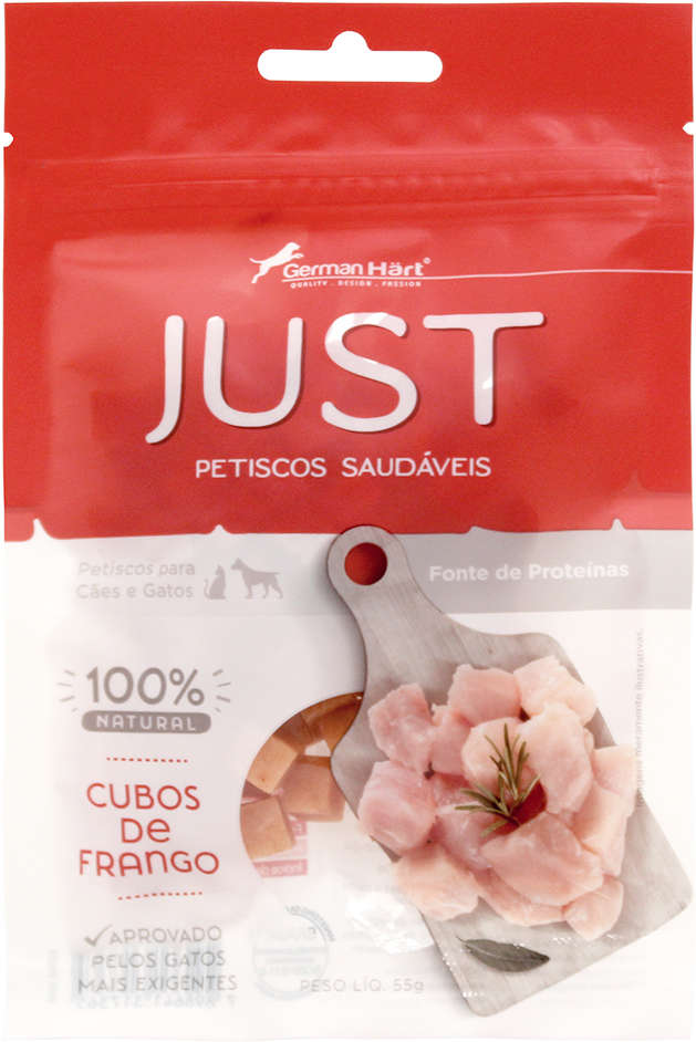 Petisco Just para Gatos Sabor Frango - 55g