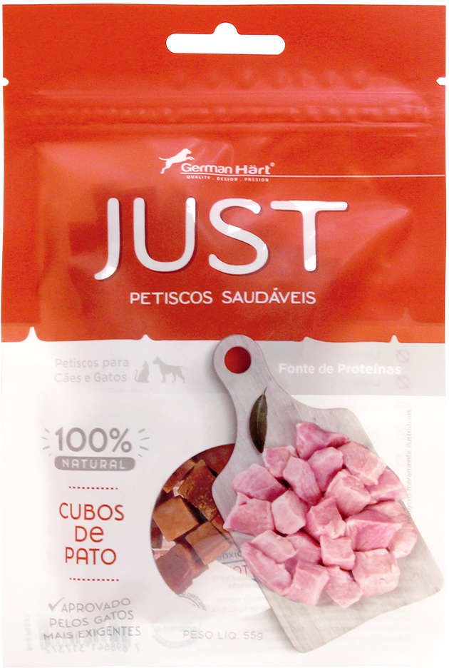Petisco Just para Gatos Sabor Pato - 55g