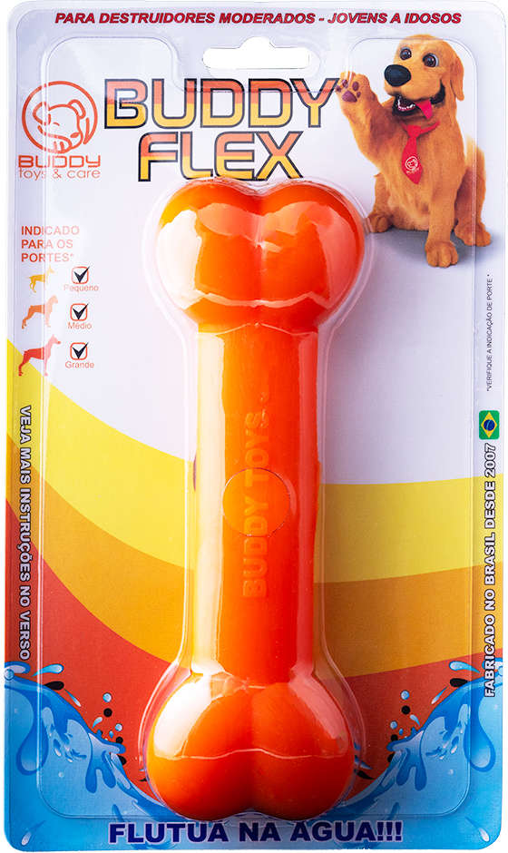 Brinquedo Buddy Toys Osso Flex - Tam. Único