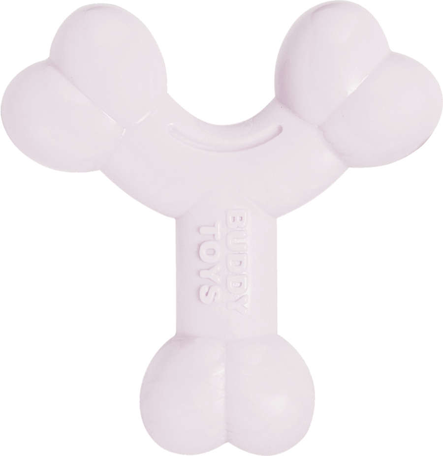 Brinquedo Buddy Toys Ossinho Branco para Filhotes - Tam. Único