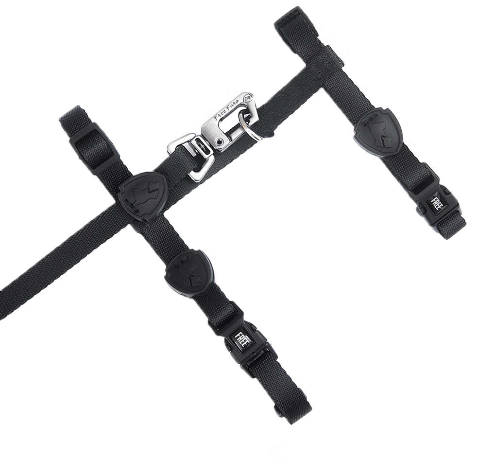 Peitoral e Guia FreeFaro Flat Shadow para Gatos - Tam. P