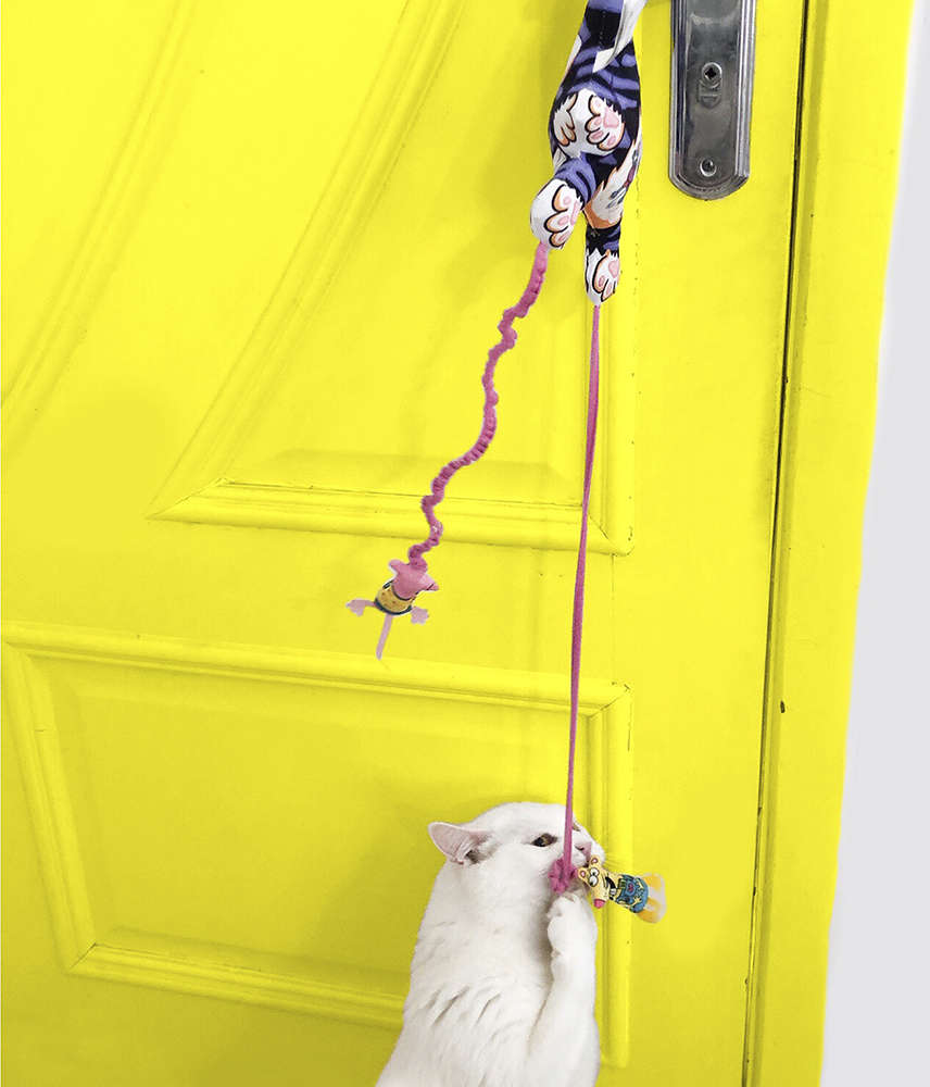 Brinquedo Mouse Bouncer Door para Gatos - Tam. Único
