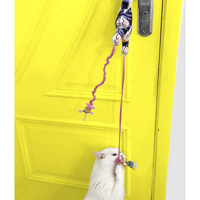 Brinquedo Mouse Bouncer Door para Gatos