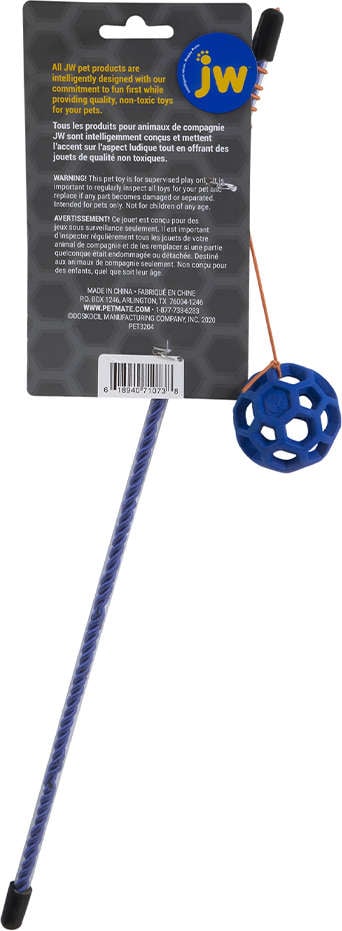 Brinquedo Varinha Holee Ball Azul para Gatos - Tam. Único
