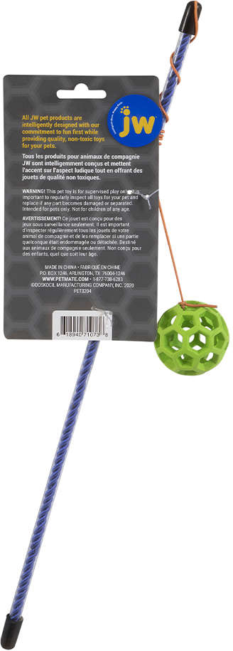 Brinquedo Varinha Holee Ball Verde para Gatos - Tam. Único