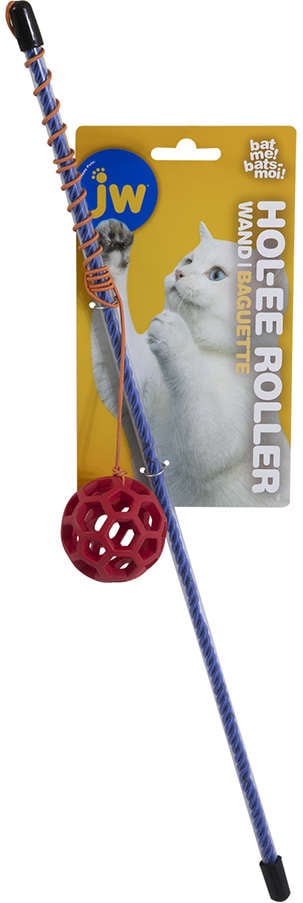 Brinquedo Varinha Holee Ball Vermelho para Gatos - Tam. Único