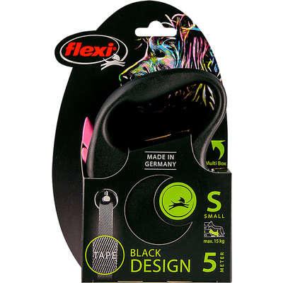 Guia Fita Black Design Rosa