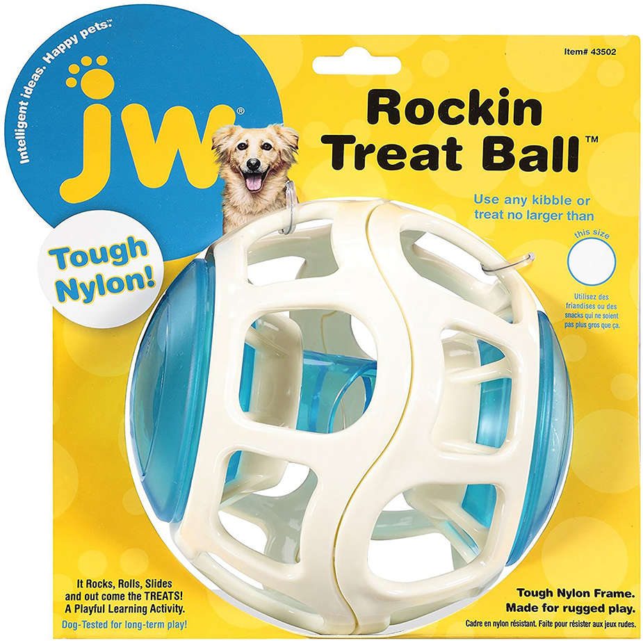 Brinquedo Bola Porta Petisco Rockin Treat para Cães - Tam. Único