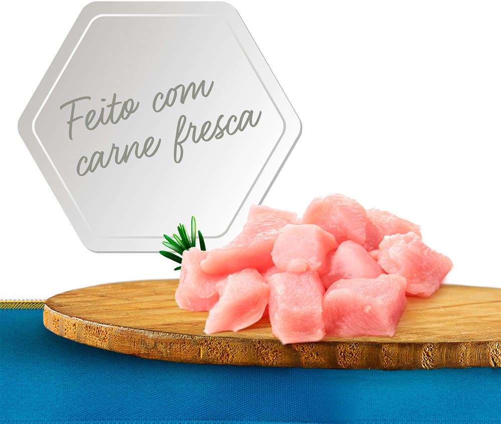 Ração Úmida Fórmula Natural Fresh Meat Gourmet Frango, Batata Doce e Chia para Cães Adultos - 70 g