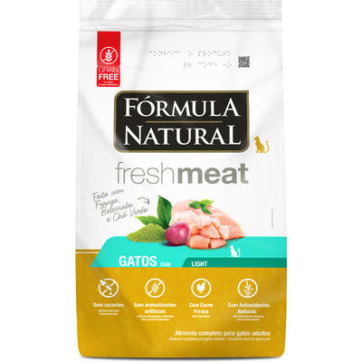 Ração Seca Fórmula Natural Fresh Meat Light para Gatos