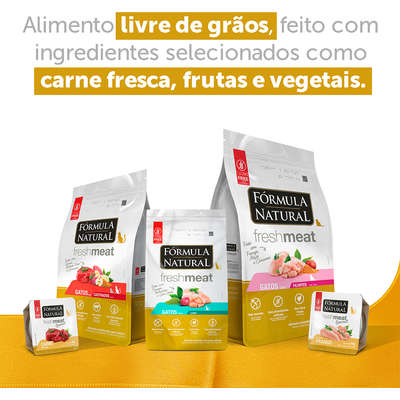 Ração Úmida Fórmula Natural Fresh Meat Gourmet Peito de Frango para Gatos Adultos