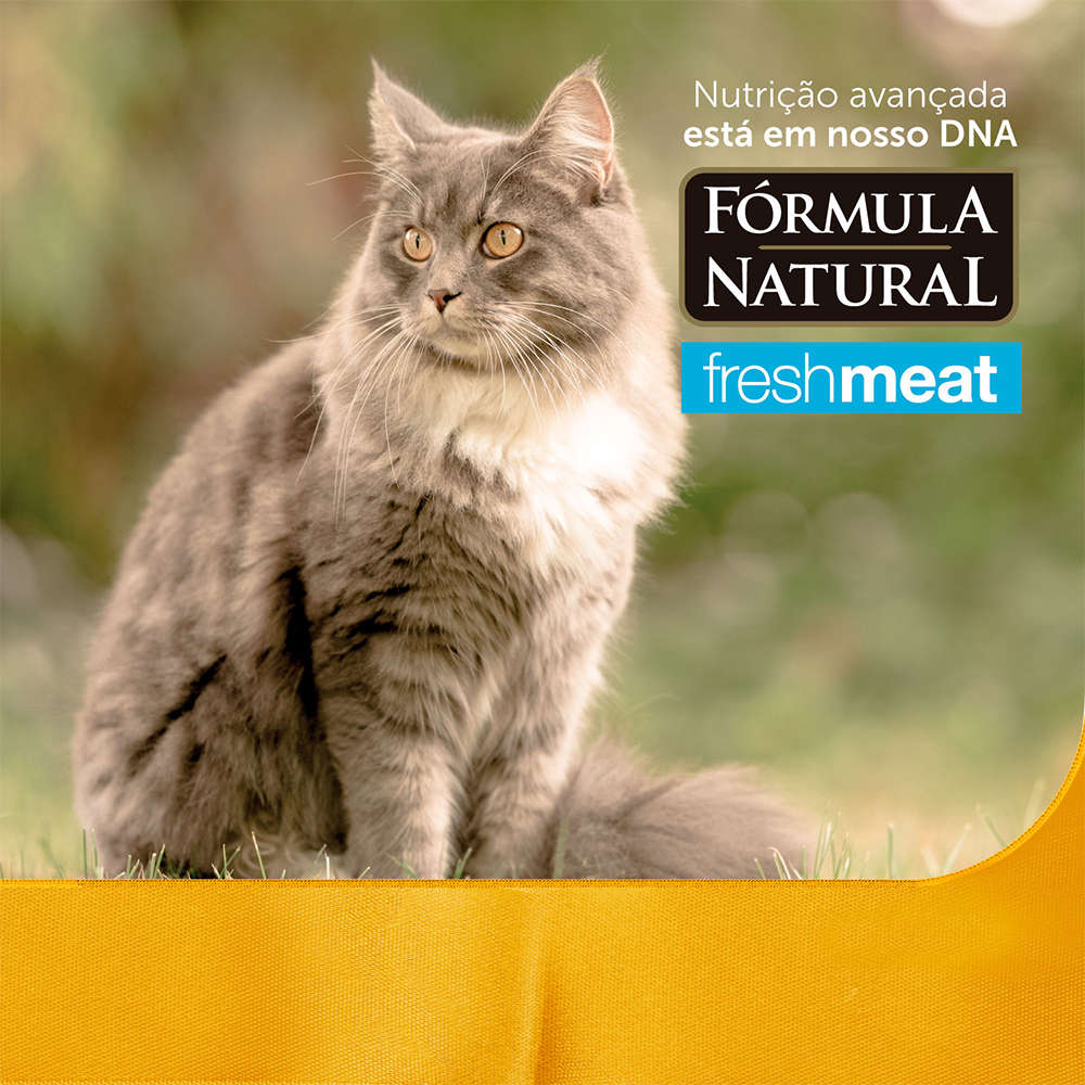 Ração Úmida Fórmula Natural Fresh Meat Gourmet Atum em Pedaços para Gatos Adultos - 70 g