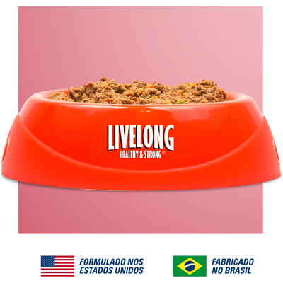 Alimento Natural Livelong Sabor Carne para Cães