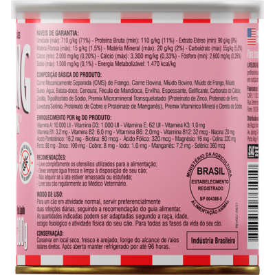 Alimento Natural Livelong Sabor Carne para Cães