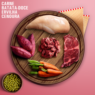 Alimento Natural Livelong Sabor Carne para Cães