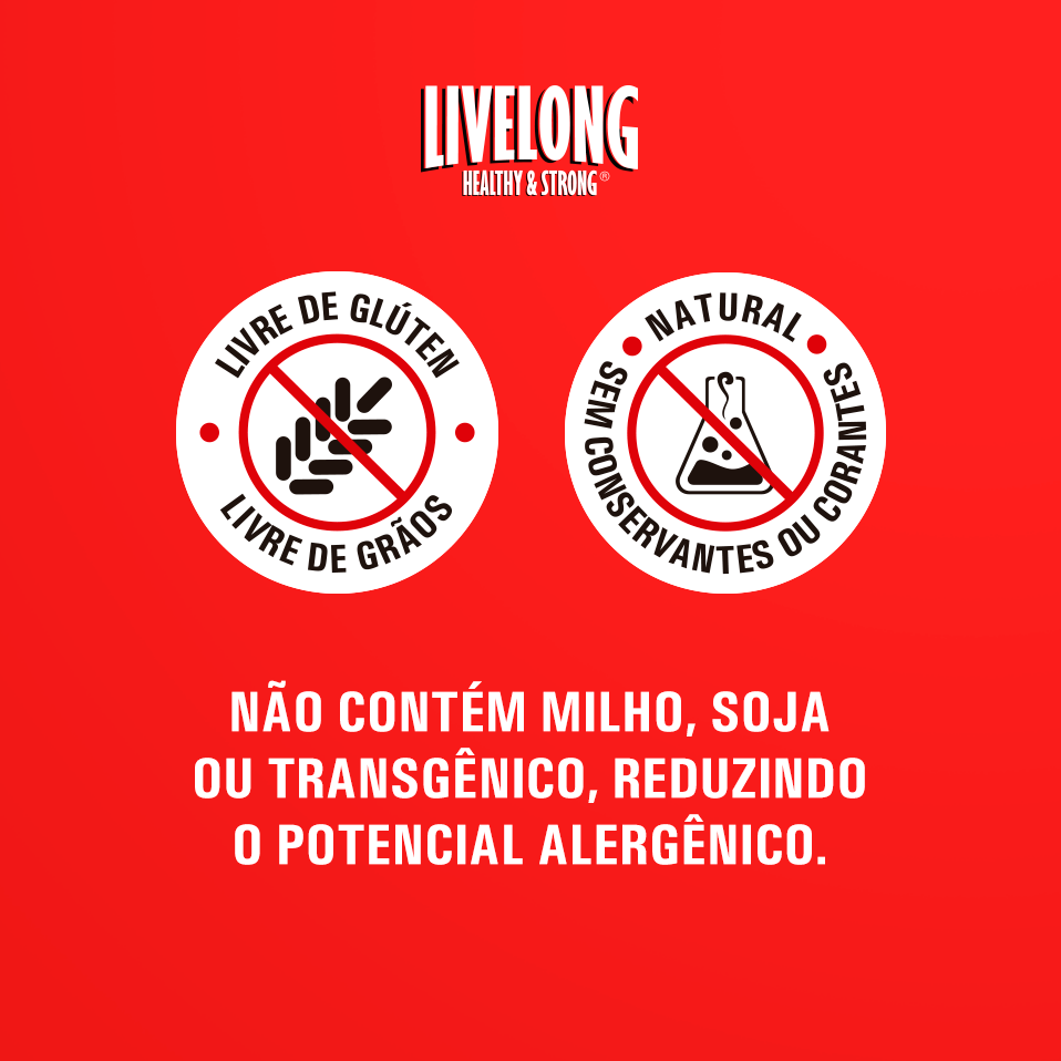 Alimento Natural Livelong Frango para Cães - 300 g