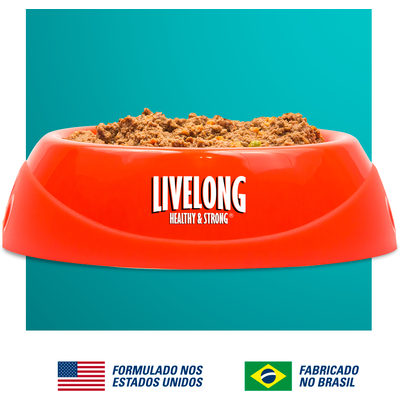 Alimento Natural Livelong Sabor Peixe para Cães
