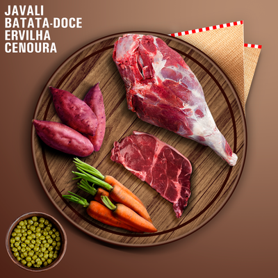 Alimento Natural Livelong Sabor Javali para Cães